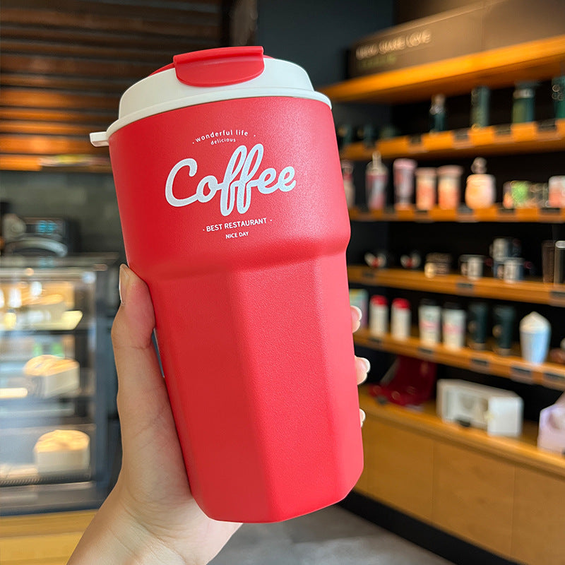 【008】420ml/620ml 21oz Cola Can Water Cup Push Lid Portable Plastic Water Bottle with free gifts