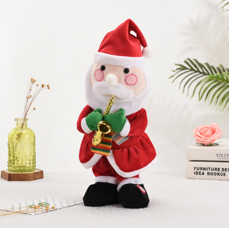 【CM100】NEW Christmas Tree Music Dancing Singing Christmas Tree Dolls Santa Claus Toys For Home Decoration New Year Gifts