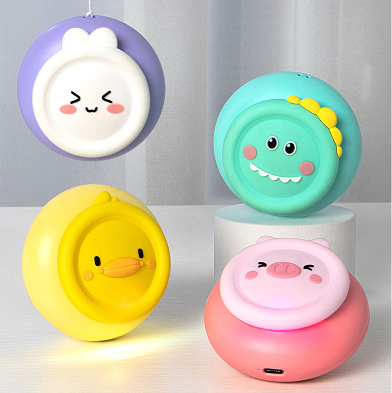 【NS03】Christmas Animal Cute Hand Warmer Winter Mini Heater Portable Quick Heating Multifunctional USB Rechargeable Outdoor Traveling Hiking Use