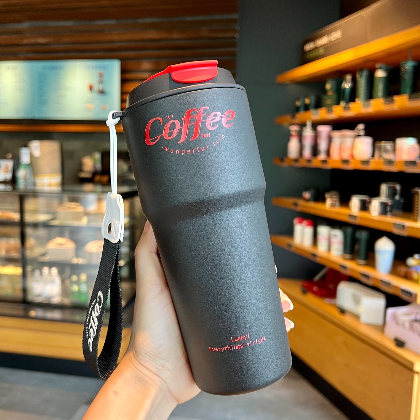 【008】420ml/620ml 21oz Cola Can Water Cup Push Lid Portable Plastic Water Bottle with free gifts