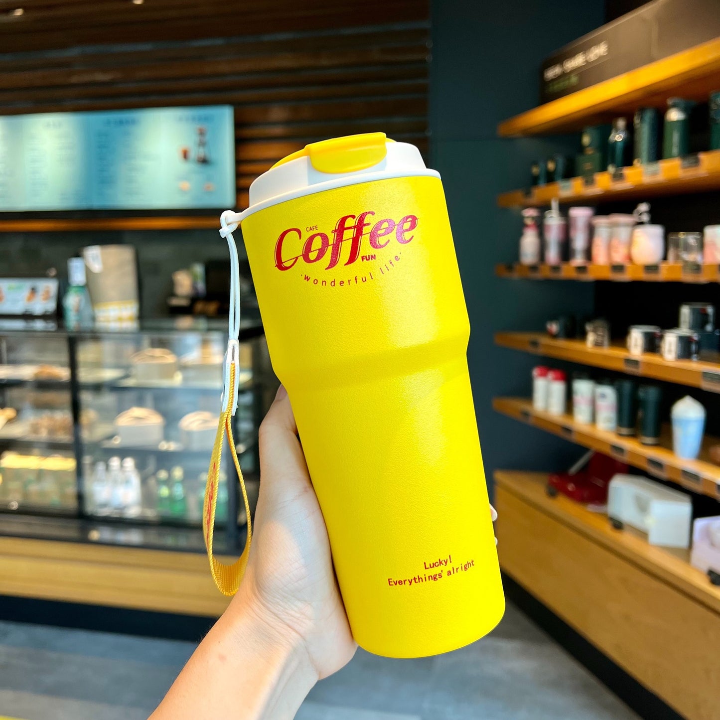 【008】420ml/620ml 21oz Cola Can Water Cup Push Lid Portable Plastic Water Bottle with free gifts