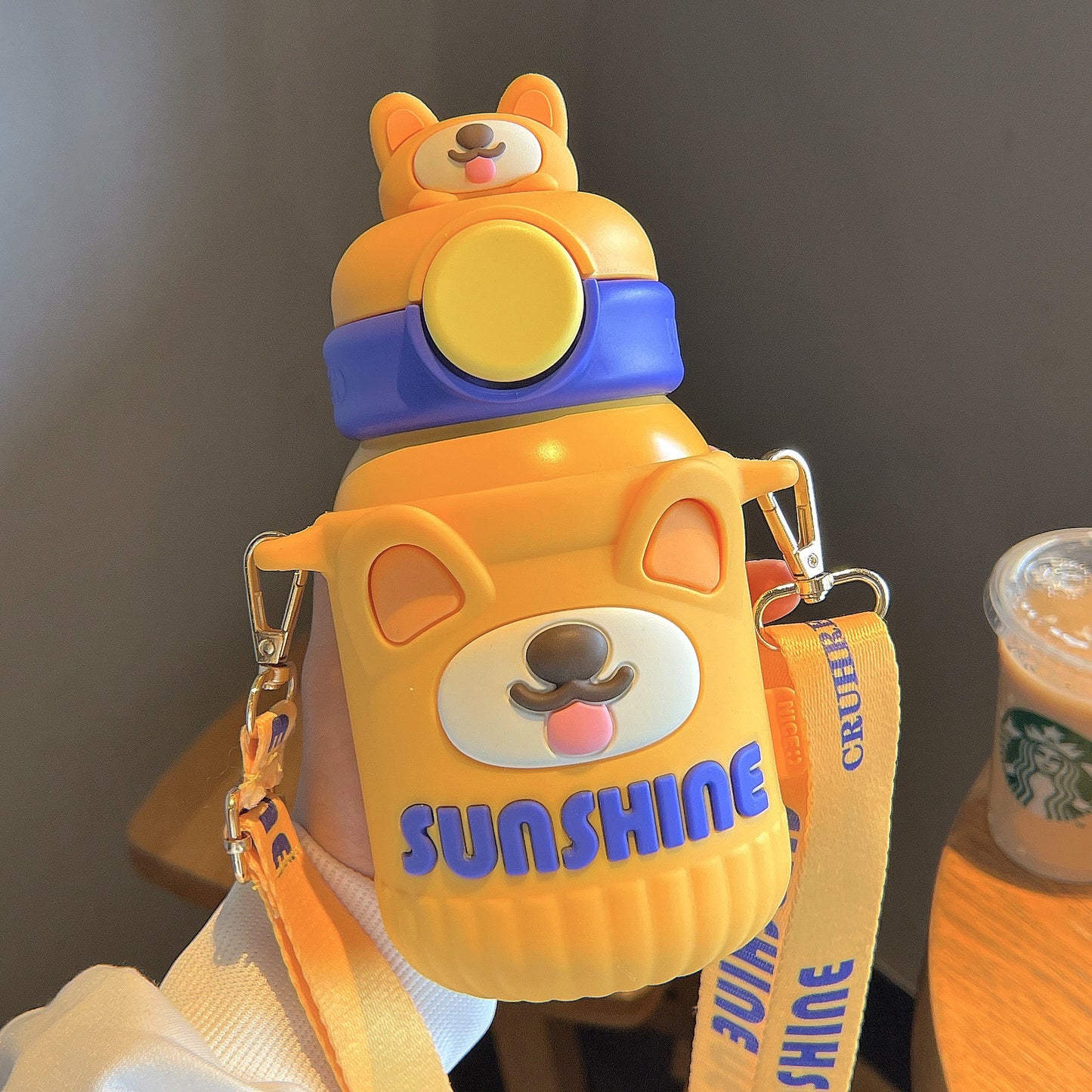 027【BPA FREE】 550ml animal  vaccum cup Stainless Steel Thermos Mug water bottle cute water bottle